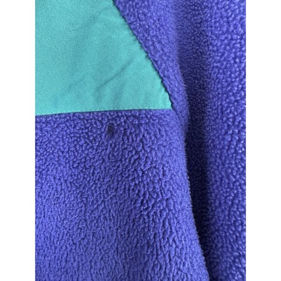 *Flawed Vtg 90's The North Face Extreme Z Fleece Color Block USA Made Size Large - Picture 10 of 16